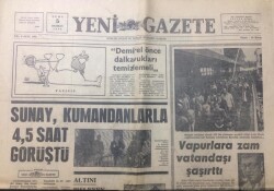 Yeni Gazete 5 Haziran 1970 - Sunay Kumandanlarla 4,5 Saat Görüştü - GZ12361 - 1