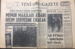 Yeni Gazete 6 Kasım 1969 - Bayar Siyasi Af İçin Sükutu Tercih Ediyor - GZ12424 - 2