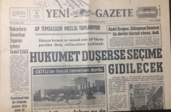 Yeni Gazete 6 Şubat 1970 - Hükümet Düşerse Seçime Gidilecek - GZ12333 - 2