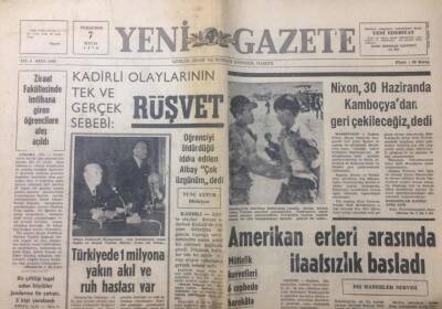 Yeni Gazete 7 Mayıs 1970 - Amerikan Askerleri Arasında İtaatsızlık Başladı - GZ12357 - 1