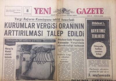Yeni Gazete 8 Ağustos 1967 - Demirel Lekeleme Gayreti Boşunadır - GZ12371 - 2