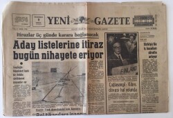 Yeni Gazete 8 Eylül 1969 - Yeni Adalet Yılı ... GZ11544 - 2