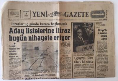 Yeni Gazete 8 Eylül 1969 - Yeni Adalet Yılı ... GZ11544 - 2