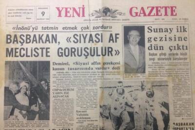 Yeni Gazete 9 Haziran 1966 - İnönüyü Tatmin Etmek Çok Zordur - GZ12370 - 2