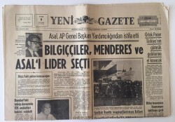 Yeni Gazete 9 Ocak 1970 - APdeki Tartışma.. GZ11528 - 2