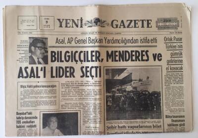 Yeni Gazete 9 Ocak 1970 - APdeki Tartışma.. GZ11528 - 2