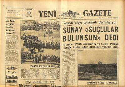 Yeni Gazete Gazetesi 10 Eylül 1966 - Salah Bitarın Öldürüldüğü İddia Ediliyor GZ91296 - 1