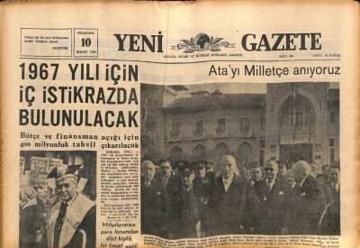 Yeni Gazete Gazetesi 10 Kasım 1966 - İktisat Fakültesinde de Ders Boykotu Başlıyor GZ90228 - 1