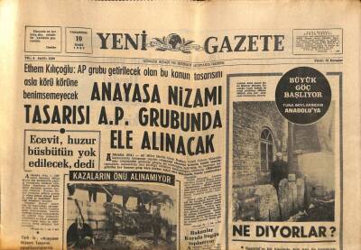Yeni Gazete Gazetesi 10 Mart 1969 - İngiliz Ressamlarından Baskılar Sergisi Açıldı GZ91278 - 1