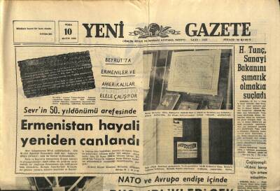 Yeni Gazete Gazetesi 10 Mayıs 1968 - Midasın Yerine Geçen Kralın Mezarı Bulundu GZ91244 - 1