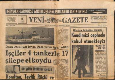Yeni Gazete Gazetesi 10 Ocak 1969 - Süreyyayı Sophianın Anne Olduğu Klinikte Gördüler GZ113866 - 1