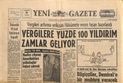 Yeni Gazete Gazetesi 10 Ocak 1970 - Polis Korkusundan Ajda Pekkan Soluğu İstanbulda Aldı.. - Beatles Yavaş Yavaş Sahneden Çekiliyor GZ114012 - 1