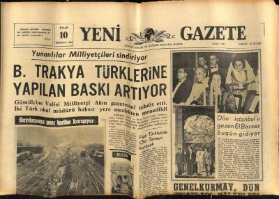 Yeni Gazete Gazetesi 10 Temmuz 1966 - Fiat Türkiyede Oto Sanayii Kuracak GZ74954 - 1