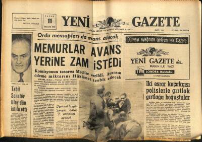 Yeni Gazete Gazetesi 11 Aralık 1966 - Oswaldı Vuran Kaatil Ruby de Ölüm Döşeğinde GZ76964 - 1