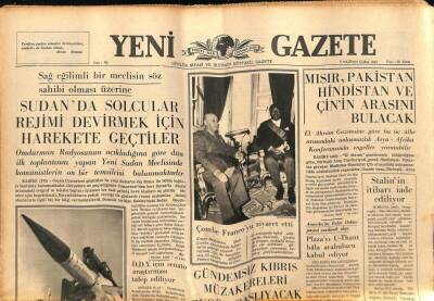 Yeni Gazete Gazetesi 11 Haziran 1965 - Almanlar Türkiye Hakkında Zengin Bir Televizyon Programı Hazırladılar GZ79843 - 1