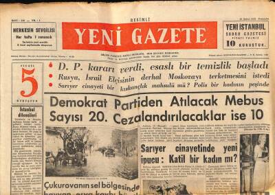 Yeni Gazete Gazetesi 12 Şubat 1953 - 3lü Balkan Anlaşması Nisanda İmzalanacak GZ83073 - 1