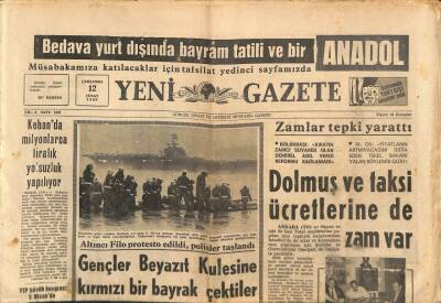 Yeni Gazete Gazetesi 12 Şubat 1969 - Guevaranın Başına Her Şey Karısının Yüzünden Geldi GZ113870 - 1