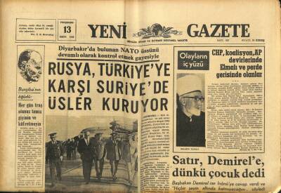 Yeni Gazete Gazetesi 13 Ekim 1966 - İsveçte 20.000 Öğretmen İçin Lokavt Kararı Uygulanacak GZ91423 - 1