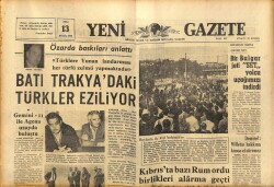 Yeni Gazete Gazetesi 13 Eylül 1966 - Zeki Müren Clayı Misafir Edecek GZ91299 - 1