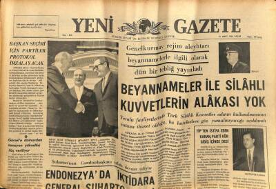 Yeni Gazete Gazetesi 13 Mart 1966 - Fransa ,Türkiyeye NATO İçin Nota Verdi GZ74938 - 1