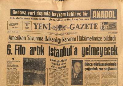 Yeni Gazete Gazetesi 13 Şubat 1969 - Vahi Öz Son Üç Filminden Biri Olan Katip te Zeki Mürenle Beraber Görülüyor... GZ91277 - 1