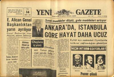 Yeni Gazete Gazetesi 14 Ekim 1966 - Amerika Yunanistanı Son İhtarını Yaptı GZ91422 - 1