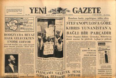 Yeni Gazete Gazetesi 14 Kasım 1965 - Johnny Hollyday Para Cezasına Mahkum Edildi GZ79906 - 1