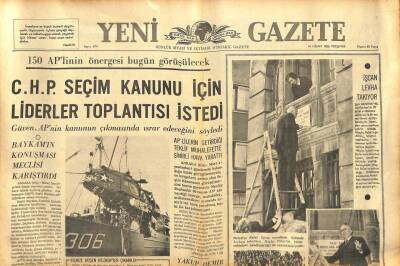 Yeni Gazete Gazetesi 14 Nisan 1966 - Elizabeth Taylor Romada Kliniğe Yattı GZ105604 - 1
