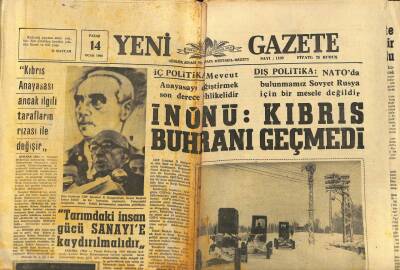 Yeni Gazete Gazetesi 14 Ocak 1968 - Fatih Anıtının Parası MTTB İçin Harcandı GZ91311 - 1