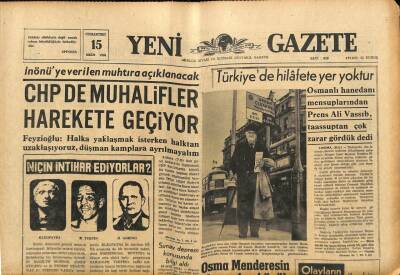 Yeni Gazete Gazetesi 15 Ekim 1966 - Personel Kanununda Geniş Çapta Değişiklik Yapılacak GZ91237 - 1