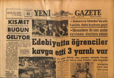 Yeni Gazete Gazetesi 15 Haziran 1968 - Londrada Türk Eserleri Haraç Mezat Satılıyor GZ74768 - 1