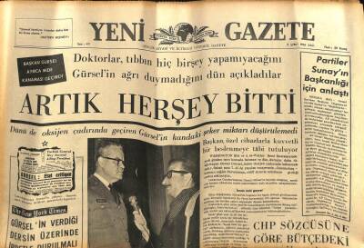 Yeni Gazete Gazetesi 15 Şubat 1966 - Grivas İçin Atinada Büyük Tören Yapıldı GZ77158 - 1