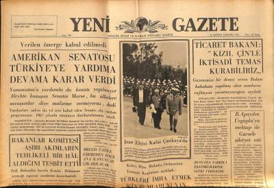 Yeni Gazete Gazetesi 16 Haziran 1965 - Monako Prensi Rainer Onassisi İtham Ediyor GZ81363 - 1
