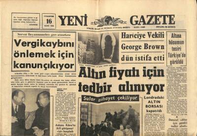 Yeni Gazete Gazetesi 16 Mart 1968 - Ankarada Kayıp Zehirli Variller Bulunamıyor GZ91380 - 1