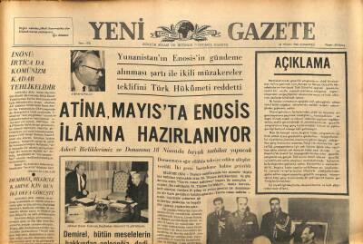 Yeni Gazete Gazetesi 16 Nisan 1966 - Cakartada Kızıl Çin Elçiliği Yağma Edildi GZ91114 - 1