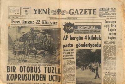 Yeni Gazete Gazetesi 16 Ocak 1969 - Ruslar Fezaya Soyuz-5le 3 Kozmonot Daha Yolladı GZ113891 - 1