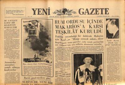 Yeni Gazete Gazetesi 17 Haziran 1965 - Amerikada 42 Milyar Vergi İndirimi Yapıldı GZ81364 - 1