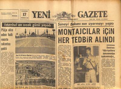 Yeni Gazete Gazetesi 17 Temmuz 1967 - Zenci İsyanının 4. Gününde Ölülerin Sayısı 20ye Yükseldi GZ76920 - 1