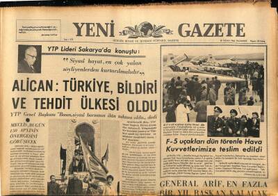 Yeni Gazete Gazetesi 18 Nisan 1966 - Dünyanın En Büyük Sanatkarı Charlie Chaplin Yaş Günü Partisinde GZ91116 - 1