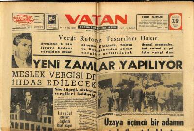 Yeni Gazete Gazetesi 19 Haziran 1963 - Irak , Barzaniye Düşman Kürtleri Seferber Ediyor GZ91446 - 1