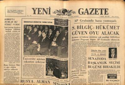 Yeni Gazete Gazetesi 2 Kasım 1965 - Prenses Beatrix` in Evlenmesi Hollanda`da Kraliyet Rejimini Devirecek GZ79915 - 1