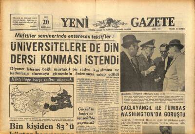 Yeni Gazete Gazetesi 20 Eylül 1966 - Marmara Ekspres Tatbikatı Sona Erdi GZ91306 - 1