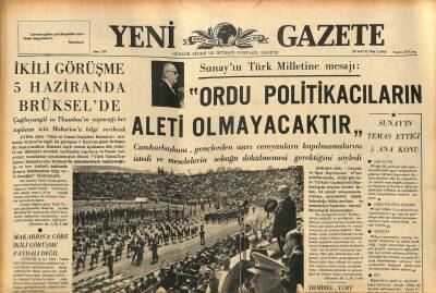 Yeni Gazete Gazetesi 20 Mayıs 1966 - Gürsel 4 Aydır , Alp Reel 4 Yıl 11 Aydır Bitkisel Hayat Yaşıyor GZ91223 - 1