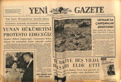 Yeni Gazete Gazetesi 21 Kasım 1965 - Picasso Bilmecesi B.B.C Televizyonunda GZ79847 - 1