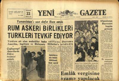 Yeni Gazete Gazetesi 22 Eylül 1966 - Japonların Oto Teklifi Hükümeti İkiye Ayırdı GZ91408 - 1