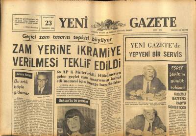 Yeni Gazete Gazetesi 23 Temmuz 1966 - Yugoslav Prensesi Hava Alanında Hiçbir Kimse Karşılamamış GZ74962 - 1