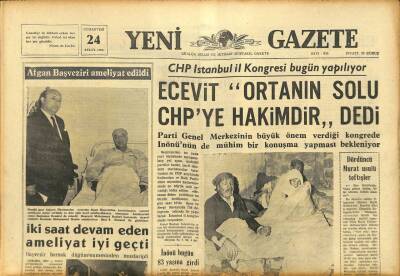 Yeni Gazete Gazetesi 24 Eylül 1966 - Zeki Müren Oruç Tutacak - 45 Milyon Dolara Mal Olan New York Operası Açıldı GZ91410 - 1