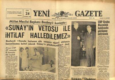 Yeni Gazete Gazetesi 24 Haziran 1966 - BAC Gemileri Meselesi Senatoda GZ77146 - 1