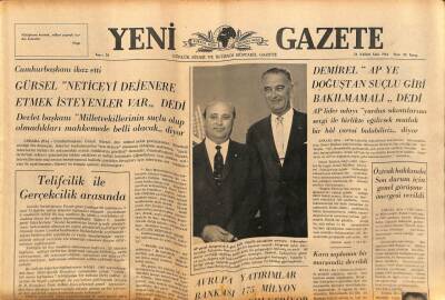 Yeni Gazete Gazetesi 24 Kasım 1964 - Üç Dahiye Adanan Günler, Mozart, Haydn Ve Beethoven Haftası GZ79865 - 1