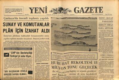 Yeni Gazete Gazetesi 25 Mayıs 1966 - Türkiye Artık İktisadi Kalkınma Devrine Girdi GZ90009 - 1